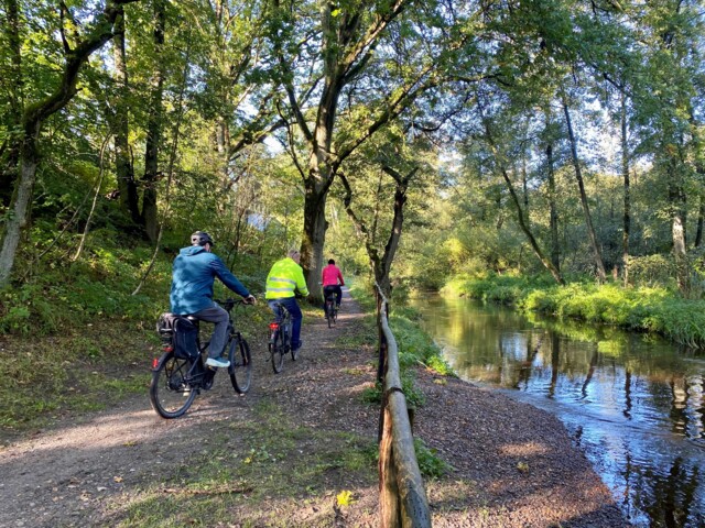 Radtour entlang der Aue